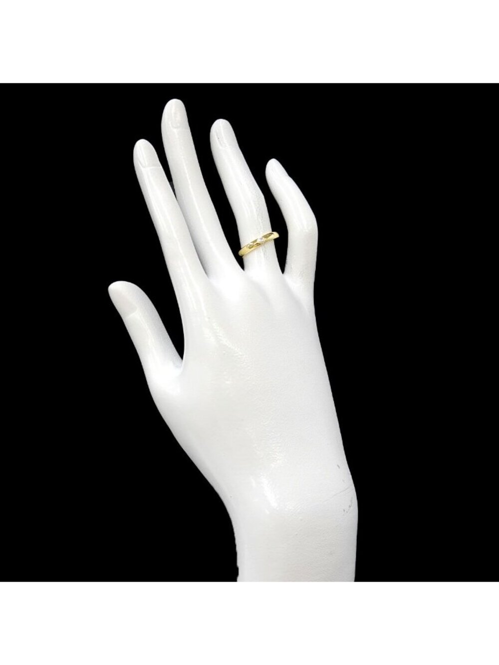Harry Winston Round Ring Diamond 18k Yellow Gold - Picture 8 of 9
